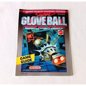 Mattel Super Glove‎ Ball NES Manual NES-5L-USA Game Guide 1990 Vintage Nintendo